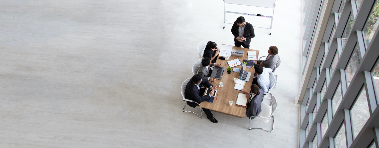 people in a meeting