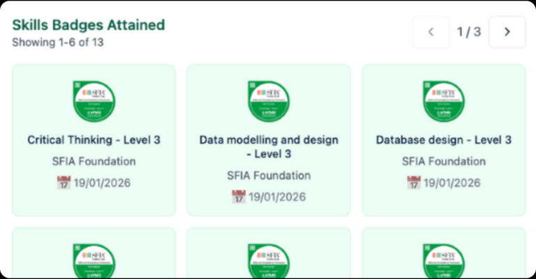 Issue beautiful, verifiable digital badges that recipients can share across platforms.